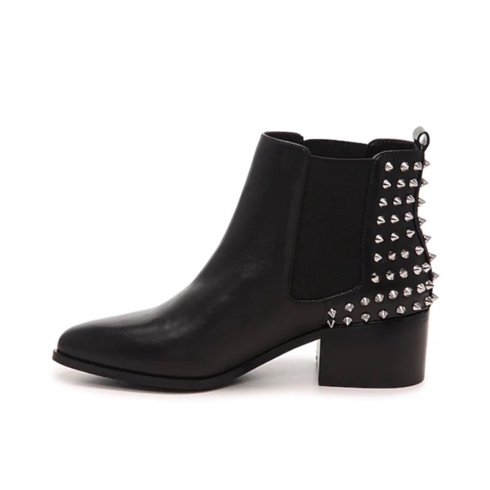 Studded Black Ankle Boots